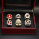 6 Pcs Clemson Tigers WORLD SERIES Championship Ring Gift Set