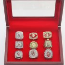 9 Pcs NCAA Oklahoma Sooners Championship Ring Gift Set