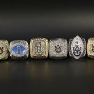 6 Pcs NCAA Auburn Tigers National Championship Rings Gift Get