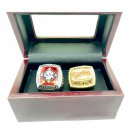 2 Pcs NCAA 1981 2011 South Carolina Gamecocks National Championship Rings Gift Set