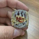 KELCE#87 / Official 2023 Kansas City Chiefs Super Bowl Replica Top Off Championship Ring Mahomes