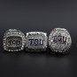 3 Pcs NCAA TCU Horned Frogs Alamo Bowl Championship Rings Gift Set