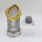 2016 Chicago Cubs World Series Championship Trophy & Ring with Box Gift Set