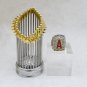 2002 Anaheim Angels World Series Championship Trophy & Ring with Box Gift Set