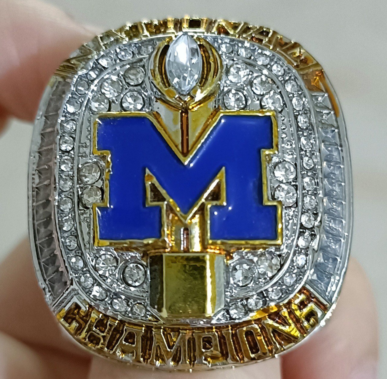 2023 Michigan Wolverines 2023 National Championship Ring Harbaugh