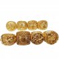 Lionel Messi 8 Championship Ring Set 2009-2023 Eight Ballon d'Ors Argentina World Cup Goat Soccer