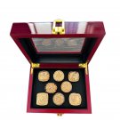 Lionel Messi 8 Championship Ring Set 2009-2023 Eight Ballon d'Ors Argentina World Cup Goat Soccer