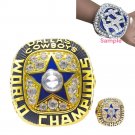 1971 Dallas Cowboys OVERSIZE Championship Ring Decoration GOLDEN OR SILVER