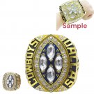 1993 Dallas Cowboys OVERSIZE Championship Ring Decoration GOLDEN OR SILVER