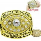 1981 San Francisco 49ers OVERSIZE Championship Ring Decoration