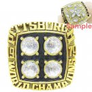 1979 Pittsburgh Steelers OVERSIZE Championship Ring Decoration Gold OR Silver