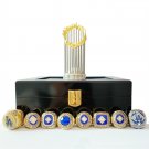 1955 -2024 Los Angeles Dodgers World Series Championship Trophy & Ring with Box Gift Set
