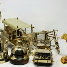 Abstract Art Sculpture Figurines for Home Office Decoration Brass Gold Vehicles Abstract Art Sculpture Figurines for Home Office Decoration Brass Gold Vehicles