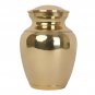 Beautiful Solid Plain Brass Urns Keepsake Cremation Urns for Human Ashes 5 inch