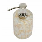 Mother of Pearl Bathroom Accessories Designer Handmade Bathroom Soap Dispensers