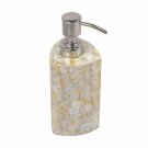 Mother of Pearl Bathroom Accessories Designer  Handmade Triangle Soap Dispenser
