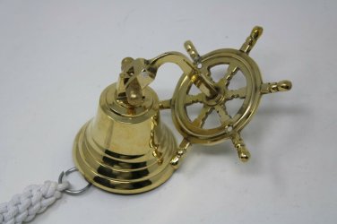 Brass Maritime Ship Bell Titanic Bell Hanging Door Bell Nautical Wall D&Atilde;&copy;cor Gift