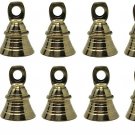 Brass Jingle Bell For Home Door Décor Craft Chime Christmas Décor Bell Set of 10 Brass Jingle Bell For Home Door Décor Craft Chime Christmas Décor Bell Set of 10