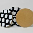 Mother of Pearl Coasters with Round Holder Decorative Coasters for Living Room