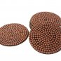 Pink- Pearl Beads Decorative Coasters for Bar Tea Home D&Atilde;&copy;cor Drink Holder