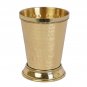 Hammered Mint Julep Cup Pure Brass Moscow Mule Mug Goblet Tumbler Drink Glass
