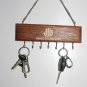 7 Hook Wall Mounted Key Holder Organizer Hat Rack Kitchen Wall Mount Décor PLAIN
