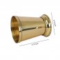 Plain Mint Julep Cup Pure Brass Moscow Mule Mug Goblet Tumbler Drink Glass Set-1