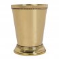 Plain Mint Julep Cup Pure Brass Moscow Mule Mug Goblet Tumbler Drink Glass Set-1