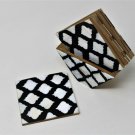 Mother of Pearl Coasters with Holder Decorative Coasters for Living Room Décor