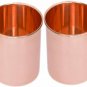 Set of 4 Solid Copper Moscow Mule Mugs Pure Copper No Lining Smooth Finish 16 OZ