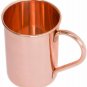 Set of 4 Solid Copper Moscow Mule Mugs Pure Copper No Lining Smooth Finish 16 OZ