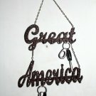 10 Hook Wall Mounted Key Holder Organizer Hat Rack Kitchen Wall Mount Décor G.A. 10 Hook Wall Mounted Key Holder Organizer Hat Rack Kitchen Wall Mount Décor G.A.