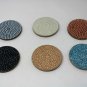 6*Multicolor Pearl Bead Decorative Coasters for Bar Tea Home Décor Drink Holder