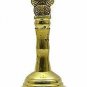 Brass Pooja/Hand Bell With Garuda Sitting On Top  With Sand Casting Technique