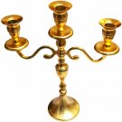 Dinning Table Decorative 3Candlestick Holder Aluminum Candelabra Antique Style