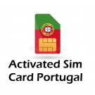 SIM CARD Portugal Anonymous Active 15Gb Offer + 2000 Min/Sms Free Roaming UK EUR