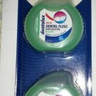 Dentalux Dental Floss 2 x 80m With Fluoride Waxed - Mint Flavor With Wax
