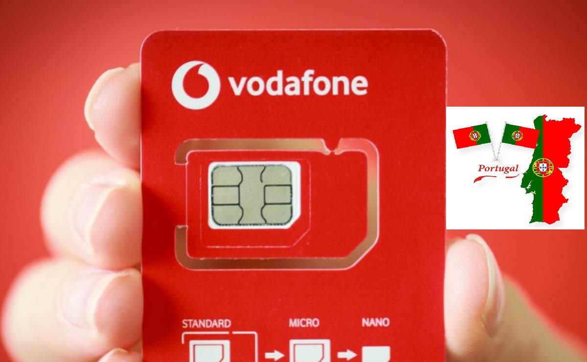 Vodafone Portugal Sim Card 12,5 Credit