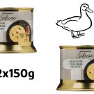 Foie Gras Bloc Canard 2x150gr sud-ouest Duck Liver French Luxuary Food Gourmet