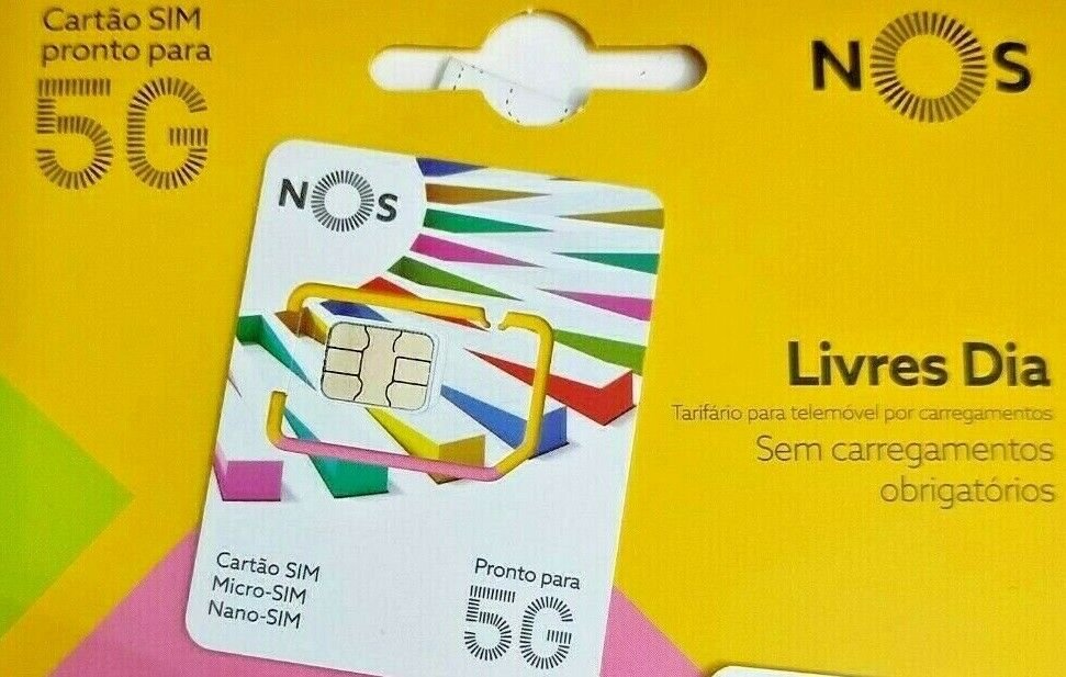 Sim Card Anonymous Active (NOS) Portugual for Italy France UK Spain Worldwide