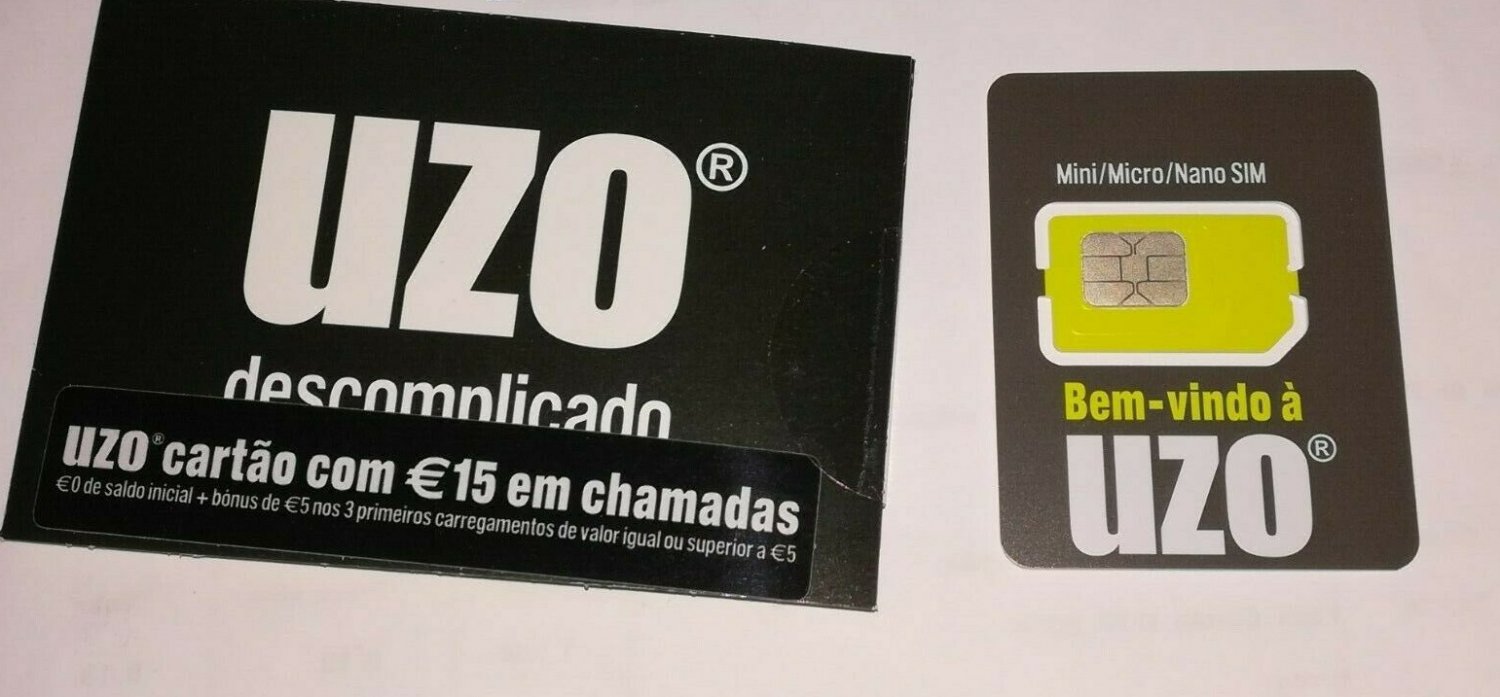 UZO MEO Portugal Prepaid Sim Card Free EU Roaming