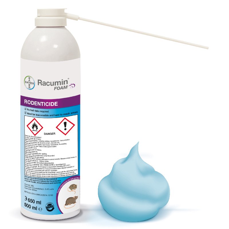 Bayer Racumin Foam Rodenticide Strong Mouse Rat Killer Poison