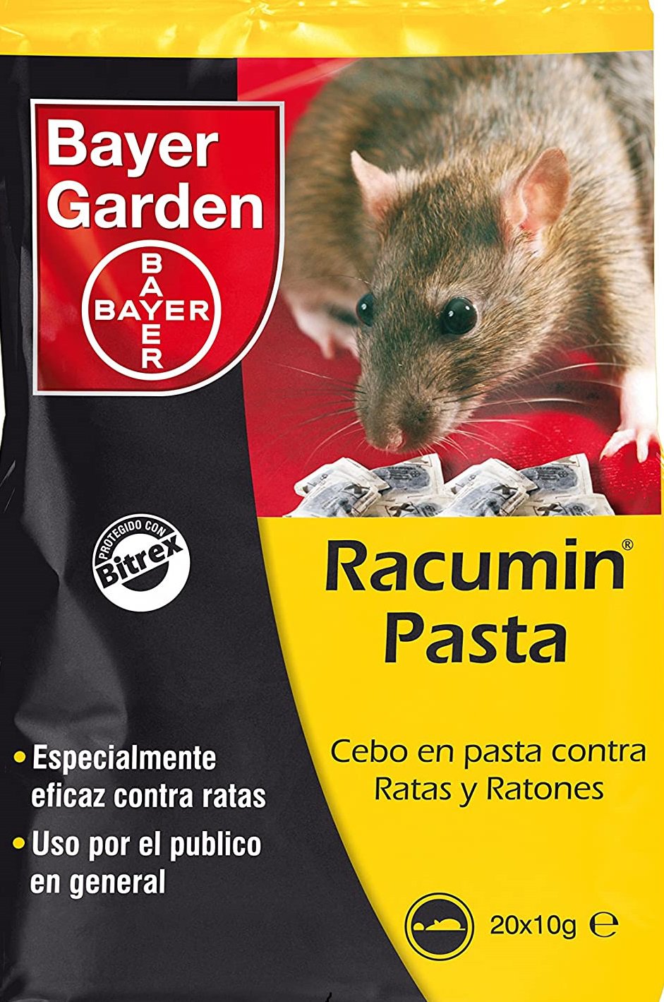 Bayer Racumin Rat & Mouse Rodenticide Rat & Mice Bait Paste 2kg