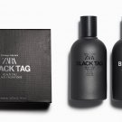 Zara Eau Parfum Mens Black Tag + Black Tag Intense Duo Set 2 x 100 ml 3.38 oz