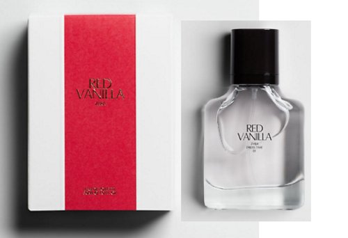 Zara Women Red Vanilla Eau De Toiltette Edt Spray Fragrance Perfume 30ml 1.0 Oz