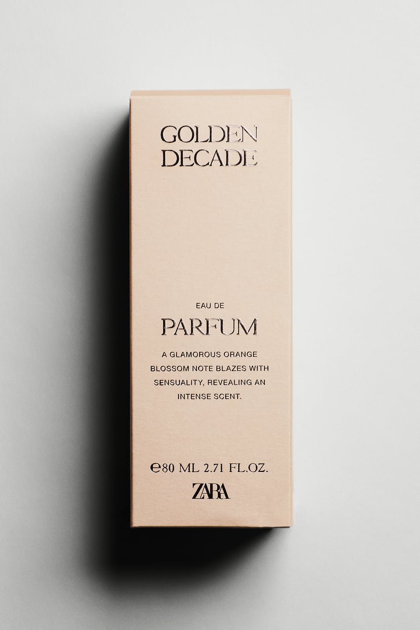 Zara Women Golden Decade Eau De Parfum Edp Fragrance 80 ML (2,71 FL. OZ)