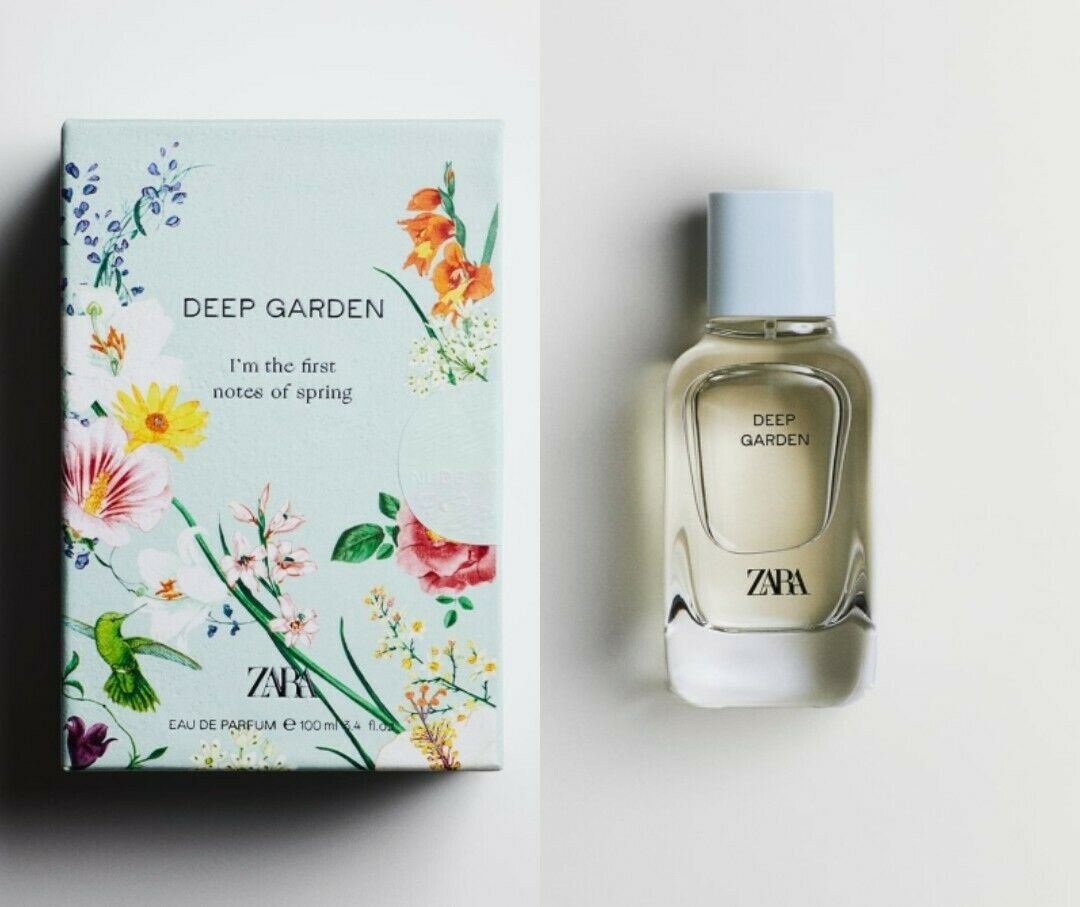 Zara Deep Garden Women 3.4 Oz 100 Ml Eau De Parfum Edp Spray New