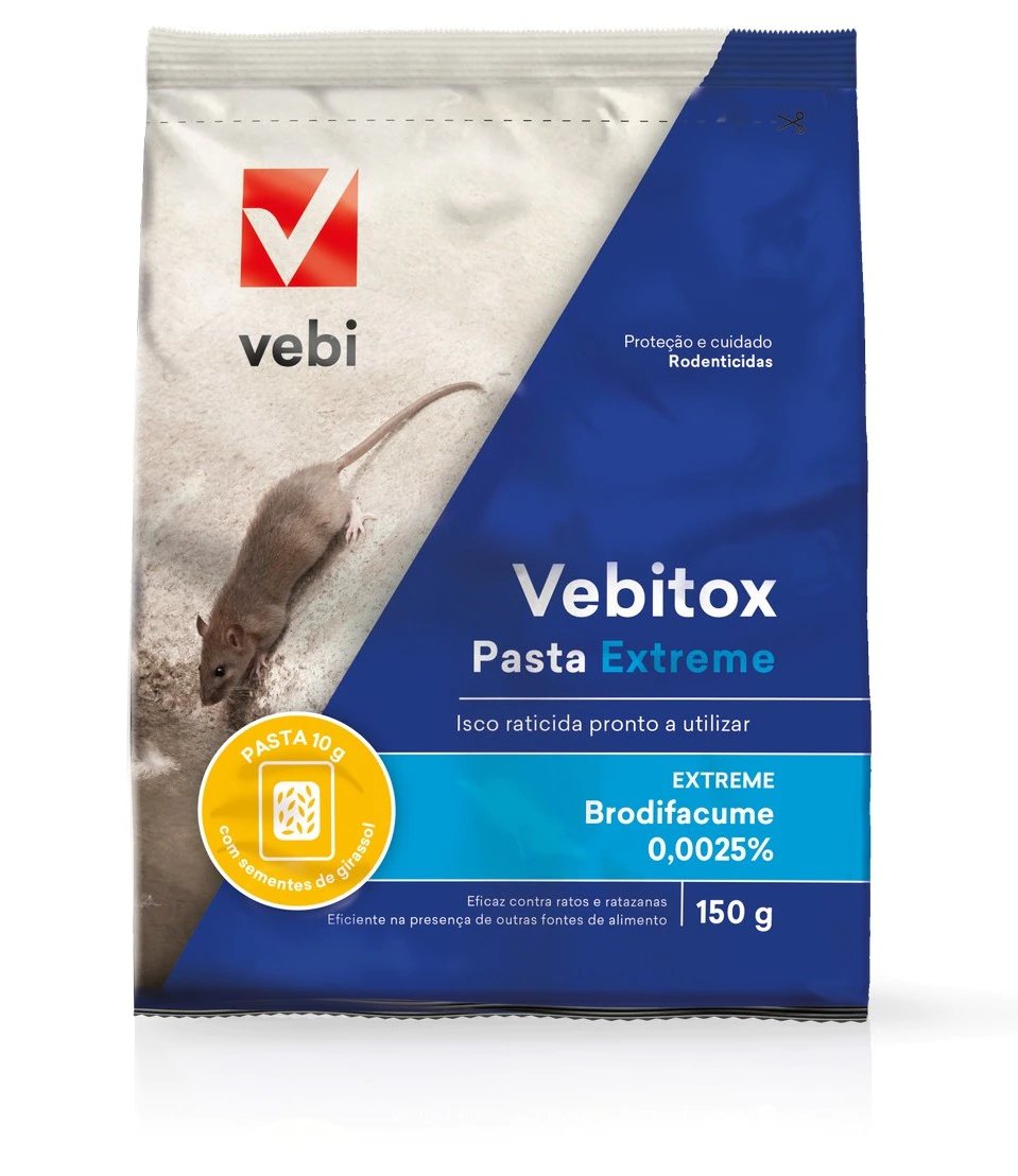 Vebitox Rat Mouse Killer Bait Paste Extreme 150g Strongest