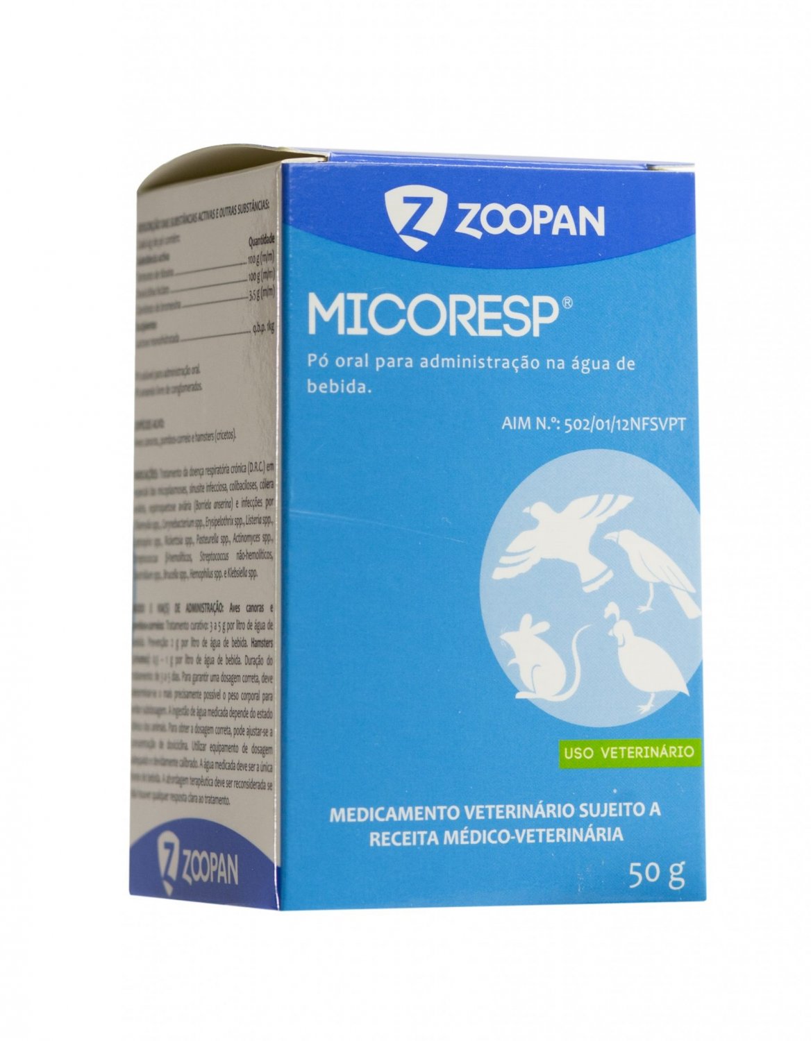 Zoopan Micoresp 100g Treatment for bird racing pigeon