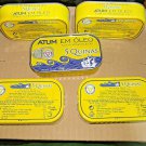 5 x Cans Tuna Fish Portuguese in Sunflower Oil 110g Each - Rich in Omega 3
